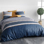 Voir la diapositive 2 : ATELIER DU COTON Parure housse de couette 100% coton 57 fils zante