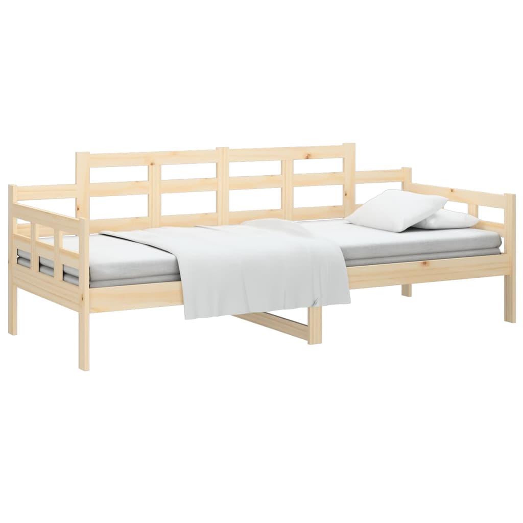 Voir la diapositive 3 : VIDAXL Lit de jour sans matelas bois de pin massif 90x190 cm