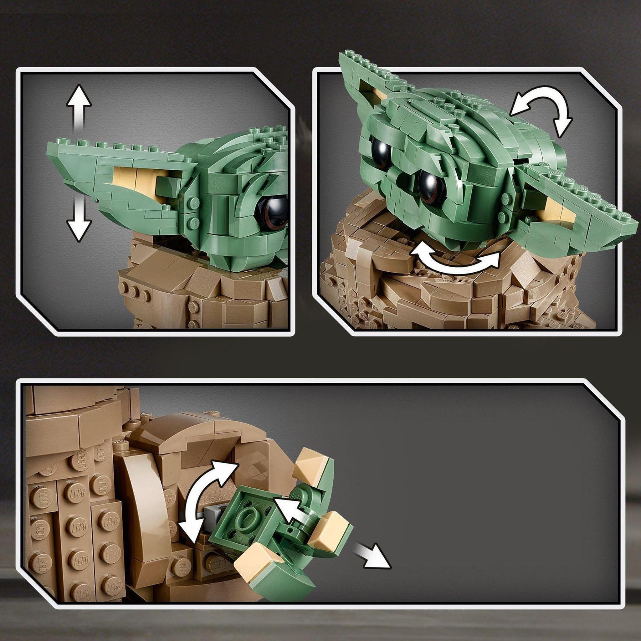 Voir la diapositive 4 : LEGO Star Wars The Mandalorian 75318 L'Enfant 