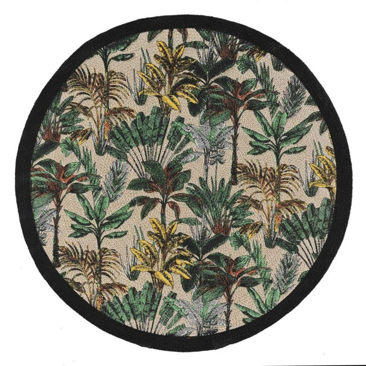 Douceur d'Intérieur Tapis rond 120 cm Balinesia polycoton