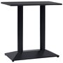 Voir la diapositive 2 : VIDAXL Pied de table de bistro noir 70x40x72 cm fonte
