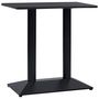 Voir la diapositive 2 : VIDAXL Pied de table de bistro noir 70x40x72 cm fonte