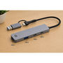 Voir la diapositive 4 : ESSENTIEL B Hub 4 en 1 x2 USB-A + x2 USB-C
