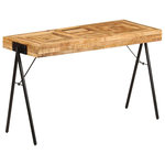 VIDAXL Table a ecrire Bois de manguier massif 118 x 50 x 75 cm