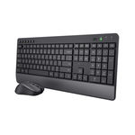 Trust Trust Trezo clavier Souris incluse RF sans fil QWERTY Italien Noir