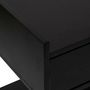 Voir la diapositive 3 : ATMOSPHERA Buffet 2 Portes & 2 Niches  Tedy  120cm Noir