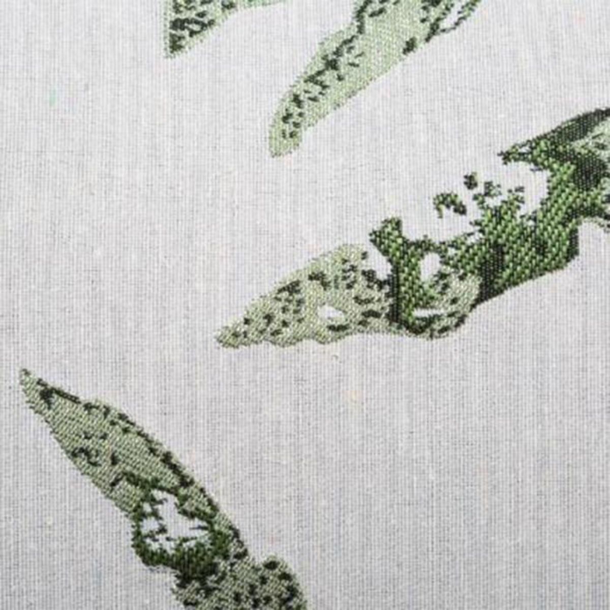 ATMOSPHERA Coussin Déco  Feuilles  30x50cm Vert Cèdre