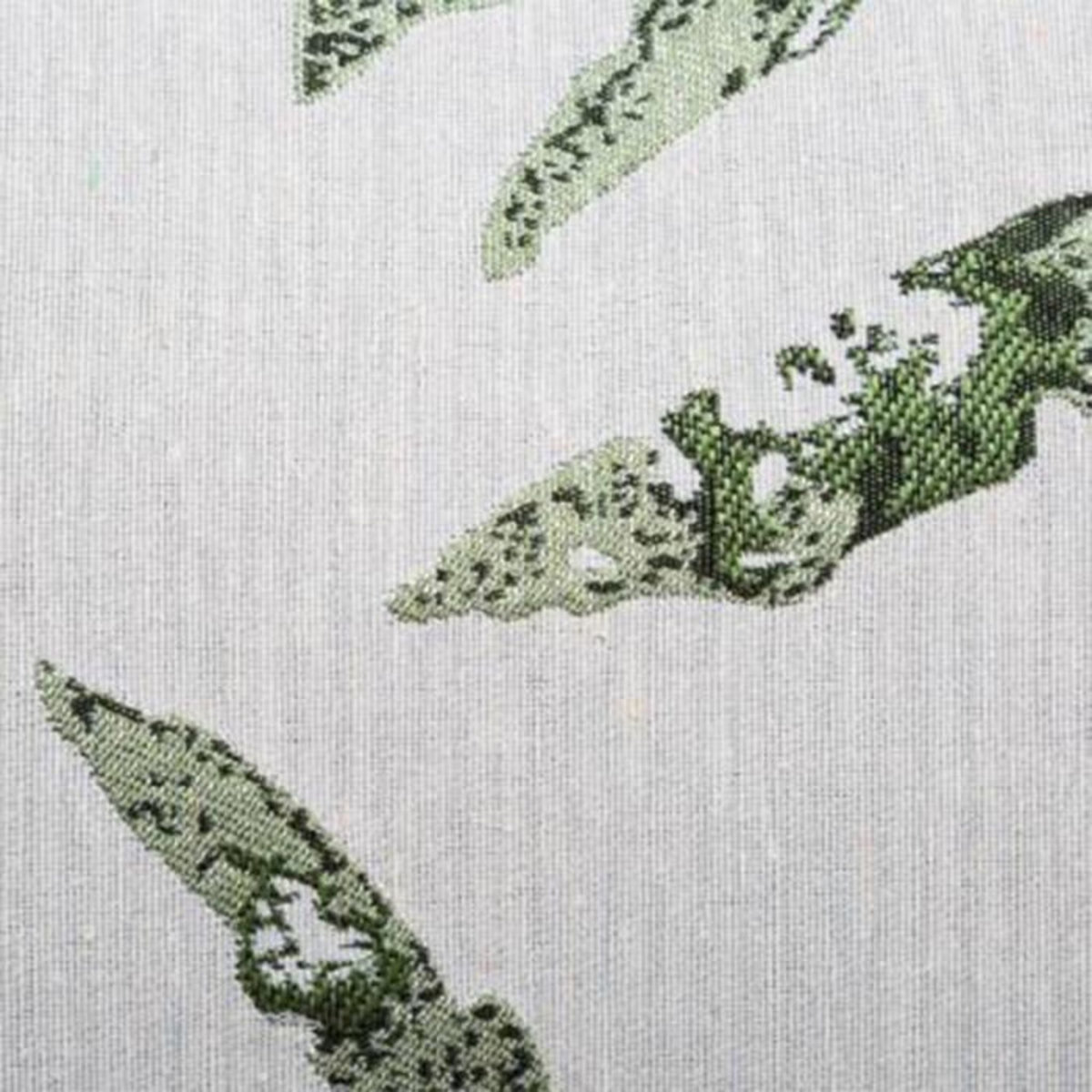 ATMOSPHERA Coussin Déco  Feuilles  30x50cm Vert Cèdre
