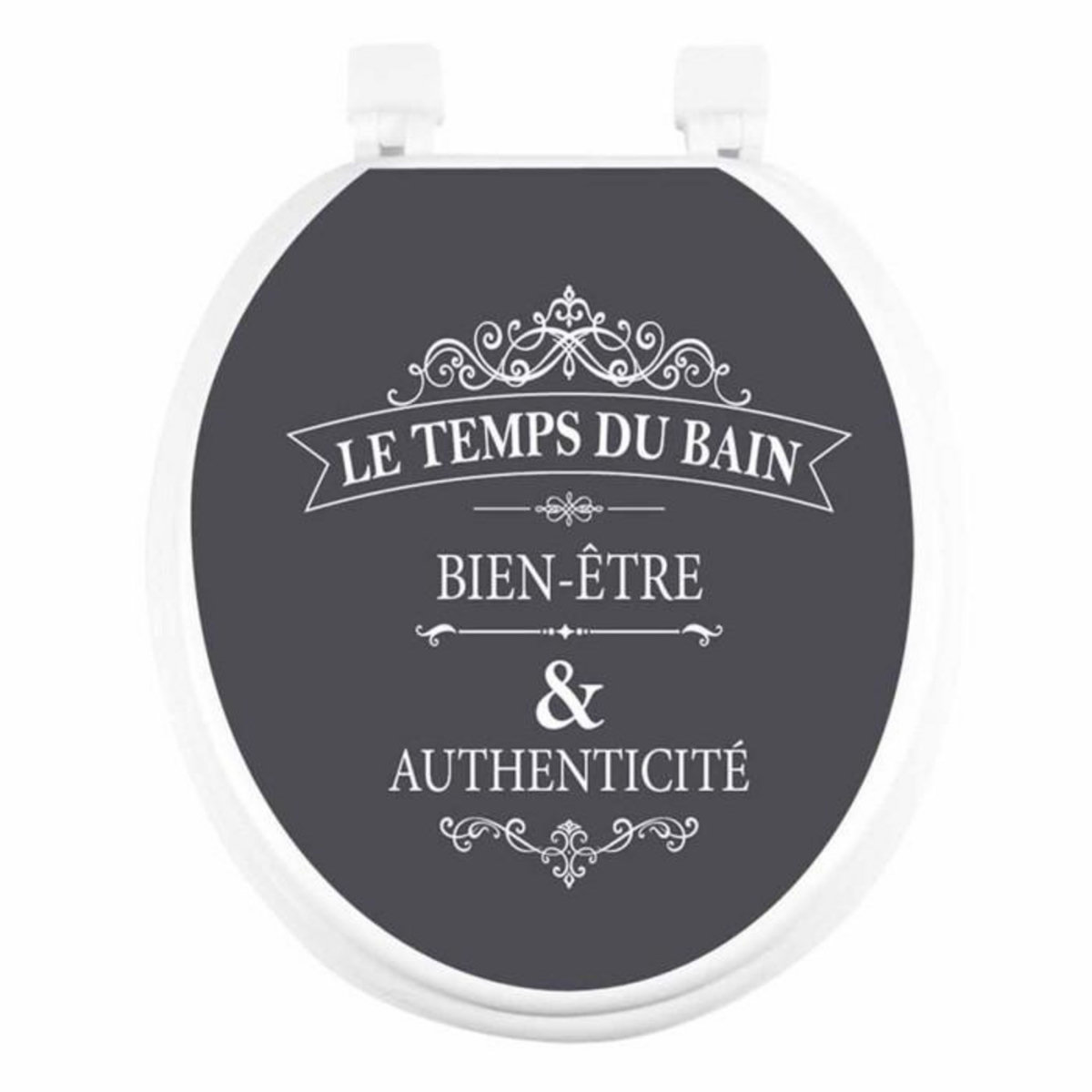 Paris Prix Abattant WC Imprimé  Vintage  47cm Noir