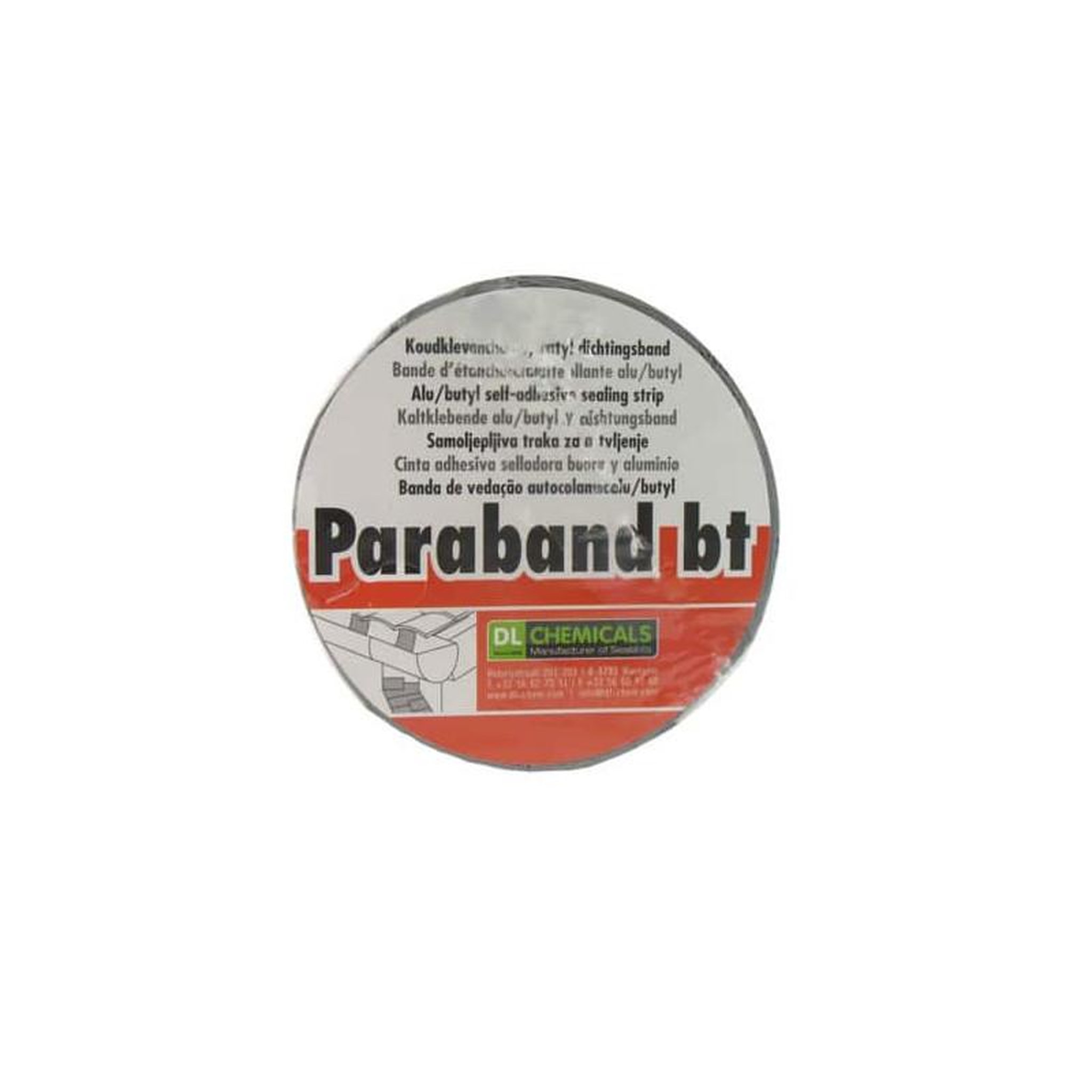 Voir la diapositive 2 : DL Chemicals Bande d'étanchéité autocollante dl chemicals alu butyl 100mm x 10m