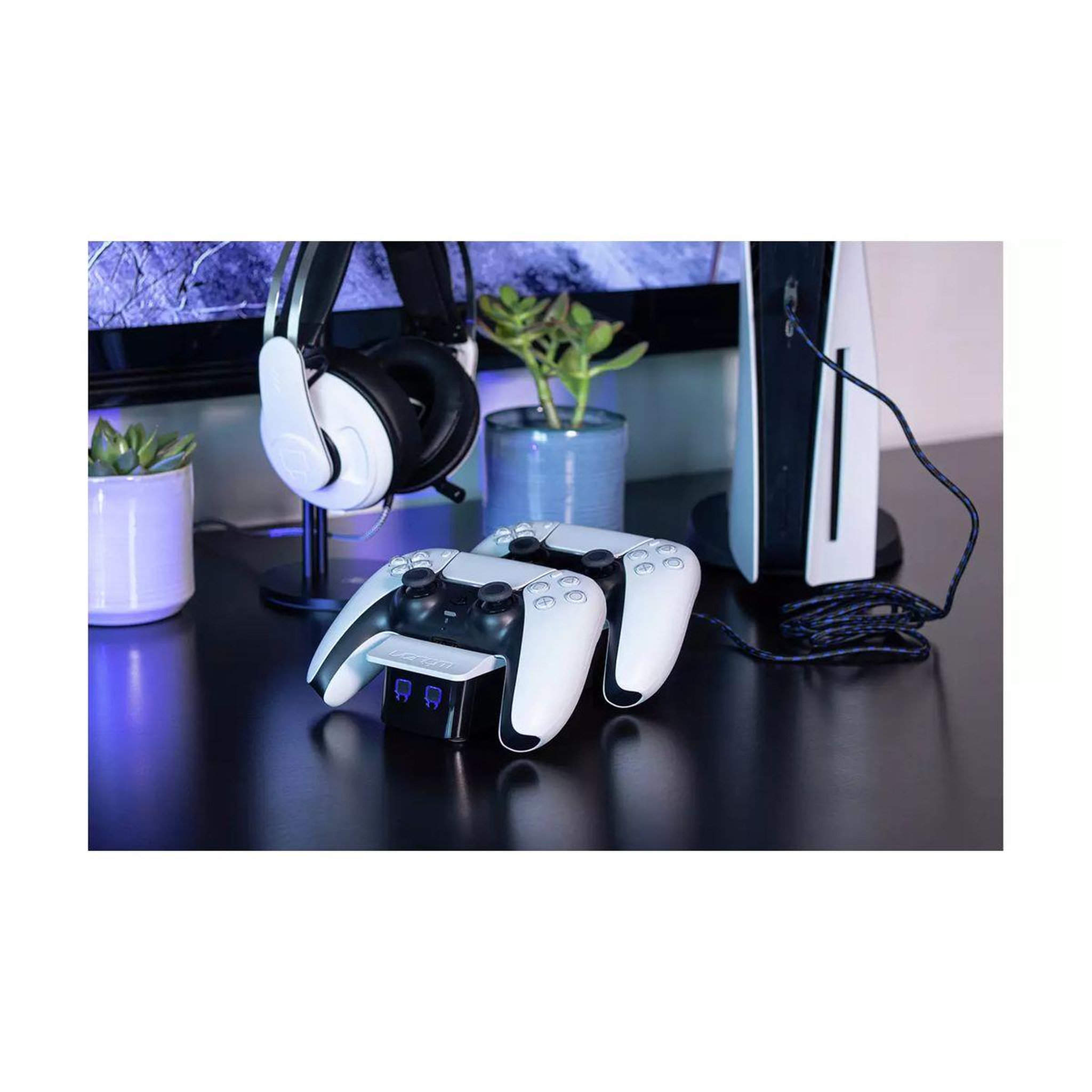 Voir la diapositive 4 : Station de Recharge Double Manette PS5