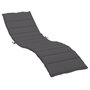 Voir la diapositive 2 : VIDAXL Coussin de chaise longue anthracite 200x60x3 cm tissu oxford