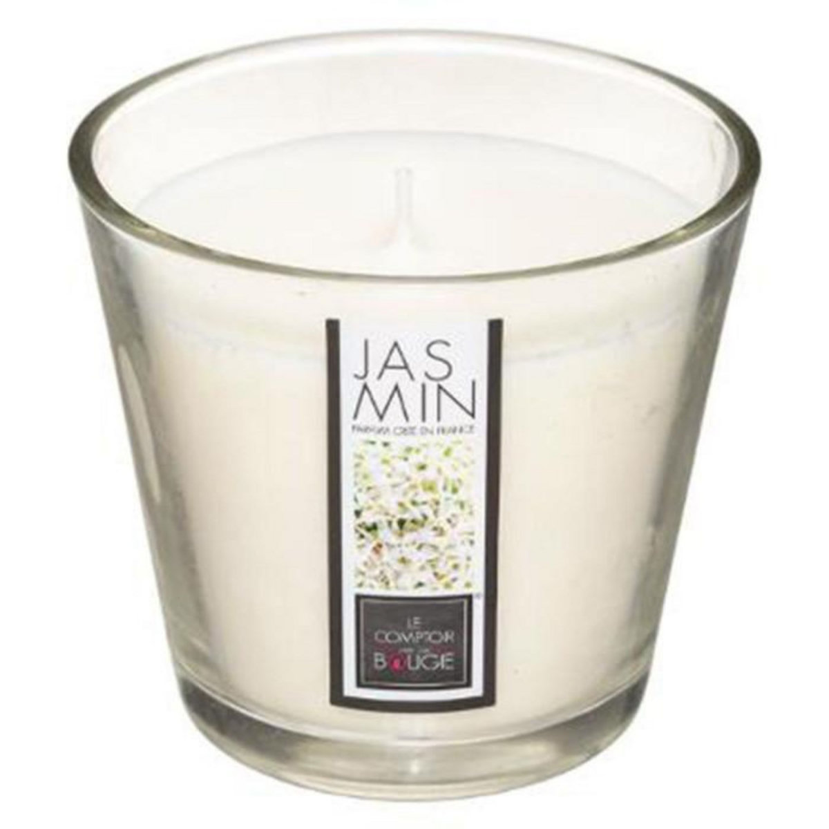 COMPTOIR DE LA BOUGIE Bougie Parfumée en Verre  Nina  190g Jasmin