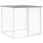 Voir la diapositive 2 : VIDAXL Poulailler avec toit gris clair 103x98x90 cm acier galvanise