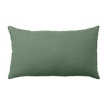 Paris Prix Coussin Déco Uni  Panama  30x50cm Vert Argile