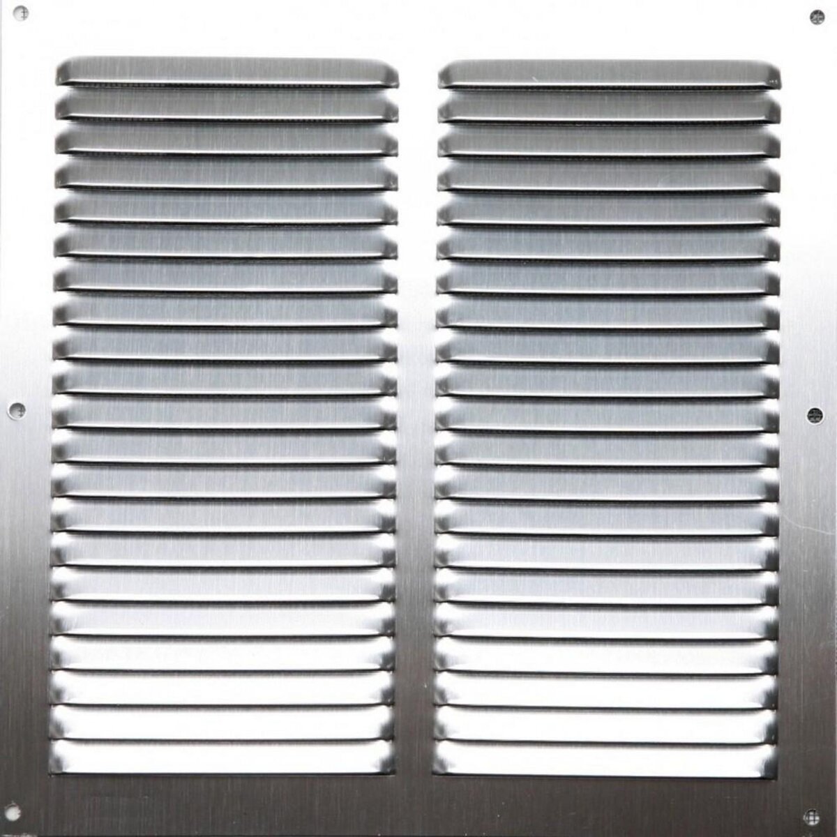 CENTRALE BRICO Grille d'aération aluminium anodisé, L.20 x l.20 cm