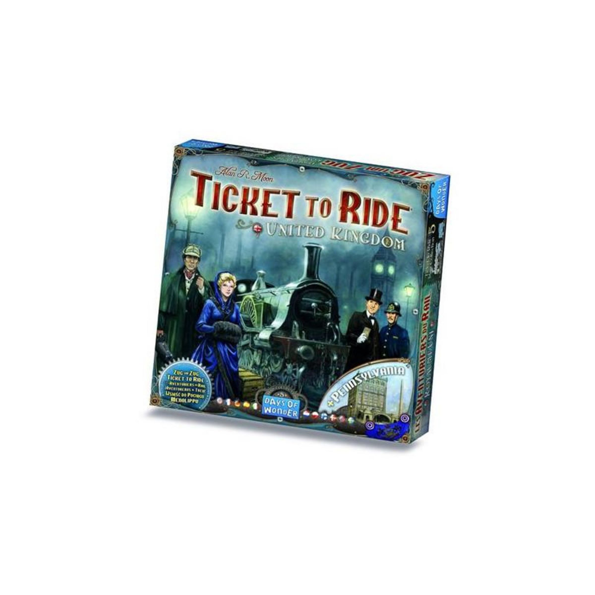 Asmodee Les Aventuriers du Rail 16 Map Collection 5 Royaume Uni Pennsylvannie