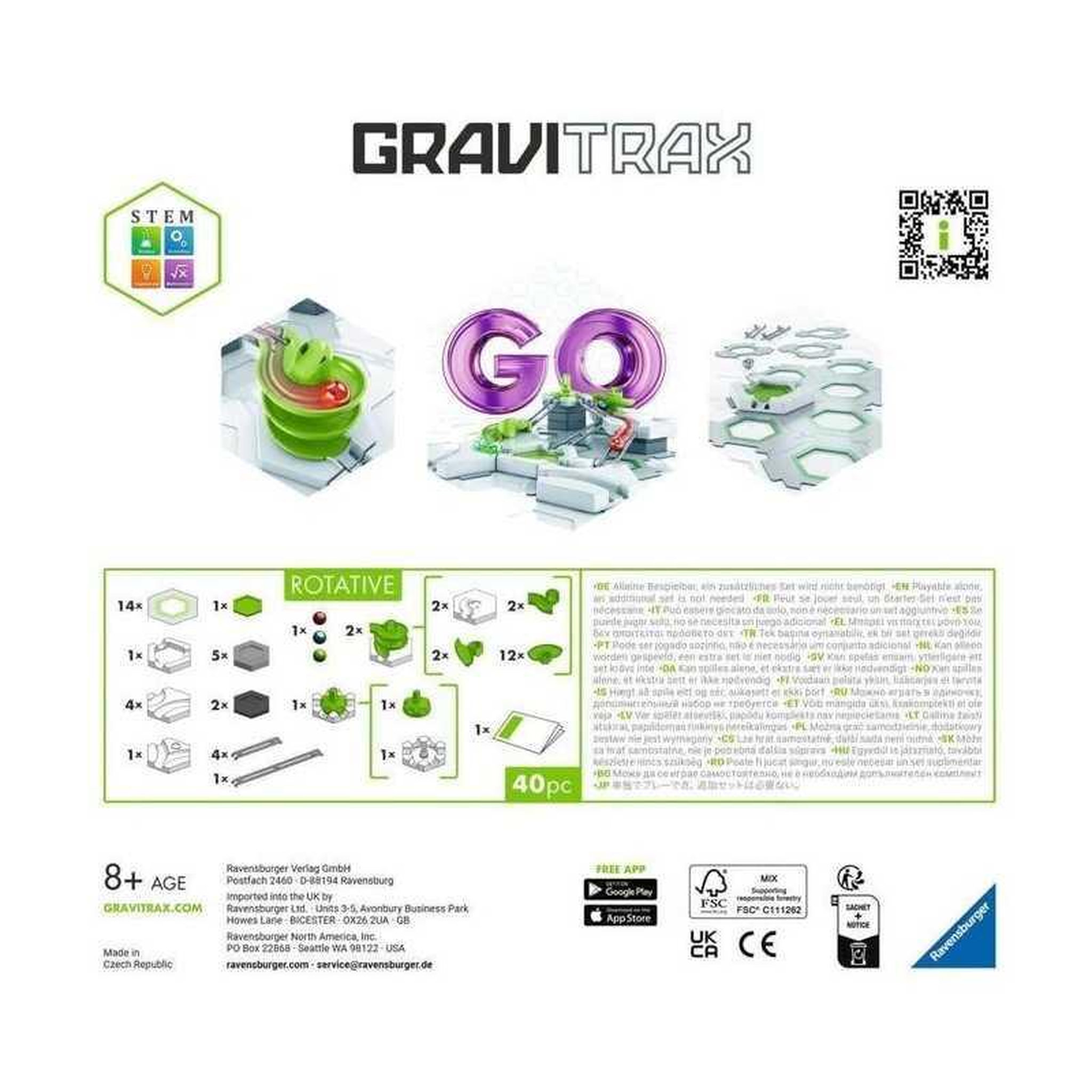 Voir la diapositive 5 : RAVENSBURGER GO Rotative - Circuit de billes