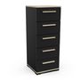 Voir la diapositive 4 : Chiffonnier 5 tiroirs L39 cm LIZZIE