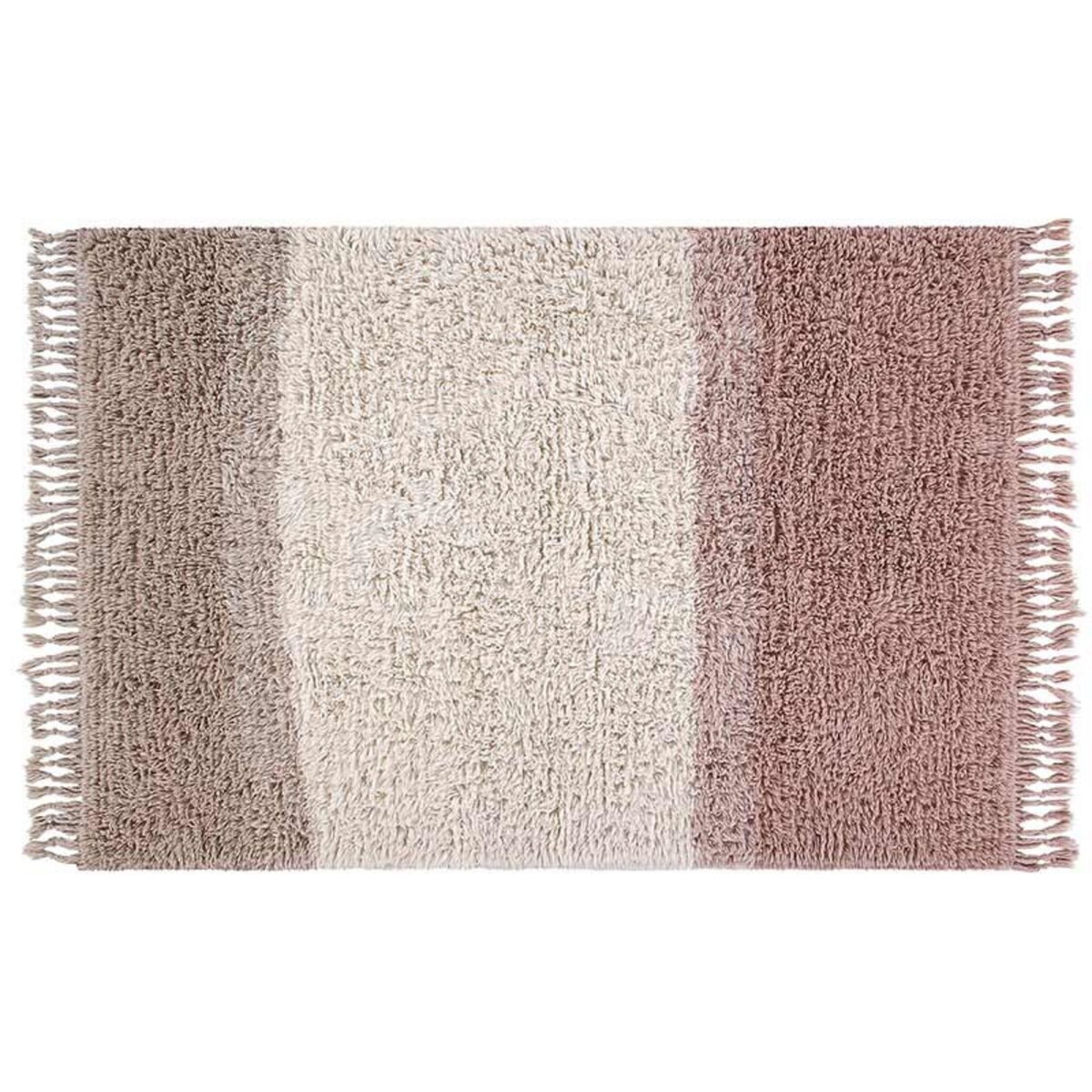 Lorena Canals Tapis laine rose dégradé - 200 x 300 cm