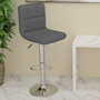 Voir la diapositive 1 : VIDAXL Tabouret de bar Gris Similicuir