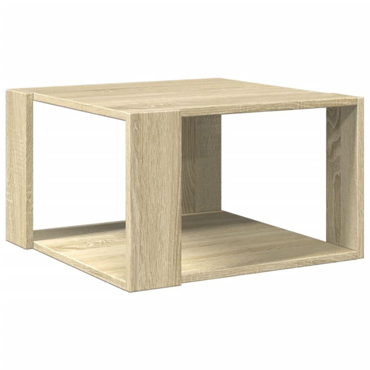 VIDAXL Table basse chene sonoma 51,5x51,5x30 cm bois d'ingenierie