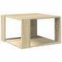 Voir la diapositive 2 : VIDAXL Table basse chene sonoma 51,5x51,5x30 cm bois d'ingenierie