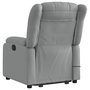 Voir la diapositive 5 : VIDAXL Fauteuil inclinable de massage electrique Gris clair Tissu