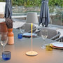 Voir la diapositive 4 : Lumisky Lampe de table sans fil LED KELLY Blanc Metal H38CM