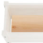Voir la diapositive 5 : VIDAXL Jardiniere blanc 60x31x31 cm bois de pin massif