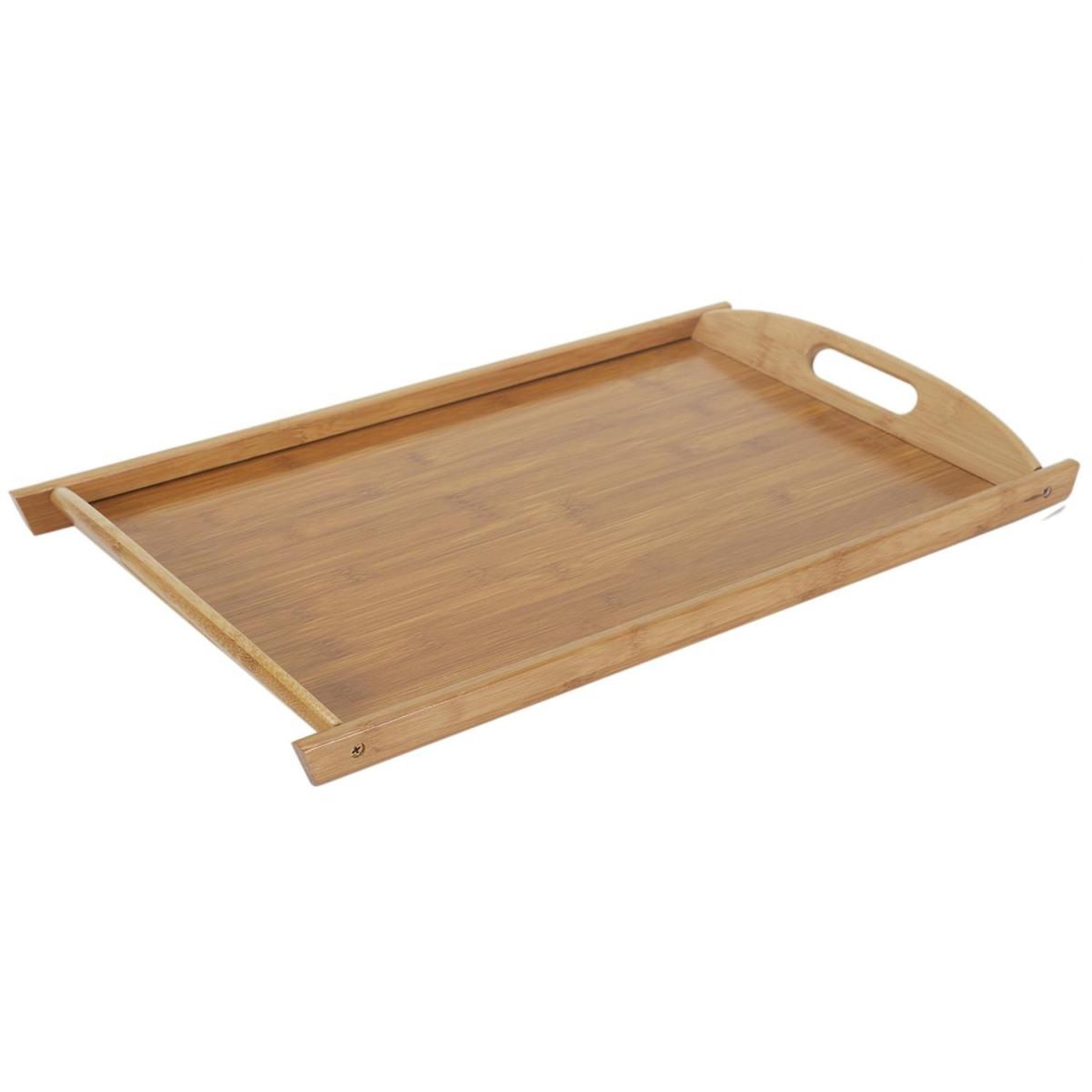 Voir la diapositive 3 : The Home Deco Factory Lot de 3 plateaux de service  bambou  52cm beige