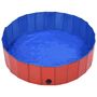 Voir la diapositive 3 : VIDAXL Piscine pliable pour chiens Rouge 120x30 cm PVC