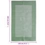 Voir la diapositive 6 : VIDAXL Tapis d'exterieur ARAKIL vert 120 x 180 cm PP
