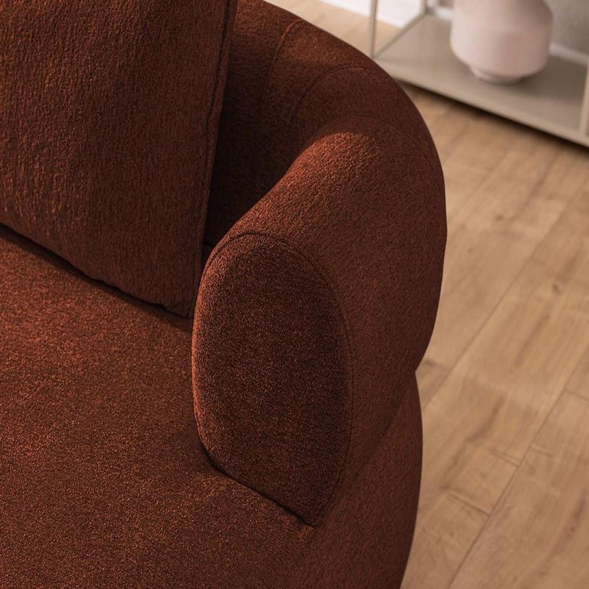 LISA DESIGN Angela - canapé d'angle droit 4 places en velours texturé