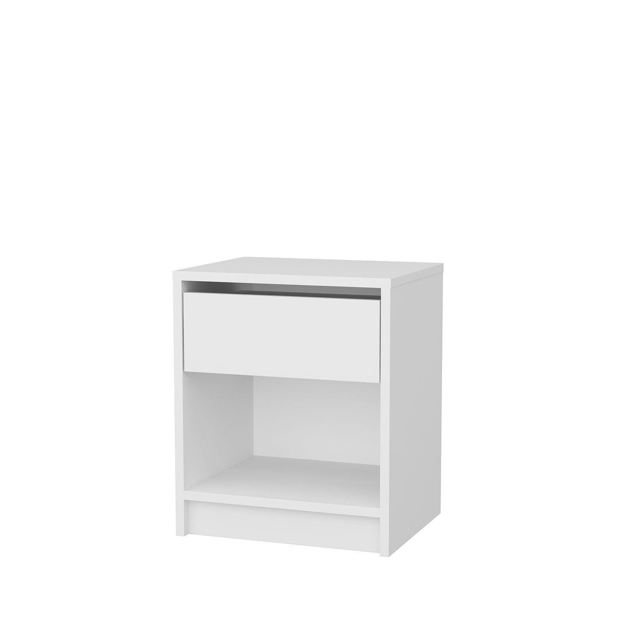 Habitat et Jardin Table de chevet en bois  sheridan  - 45 x 40 x 53 cm - blanc