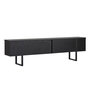 Voir la diapositive 1 : Habitat et Jardin Meuble TV en bois  Onera  - 180 x 30 x 50 cm - Bois Noir / Noir