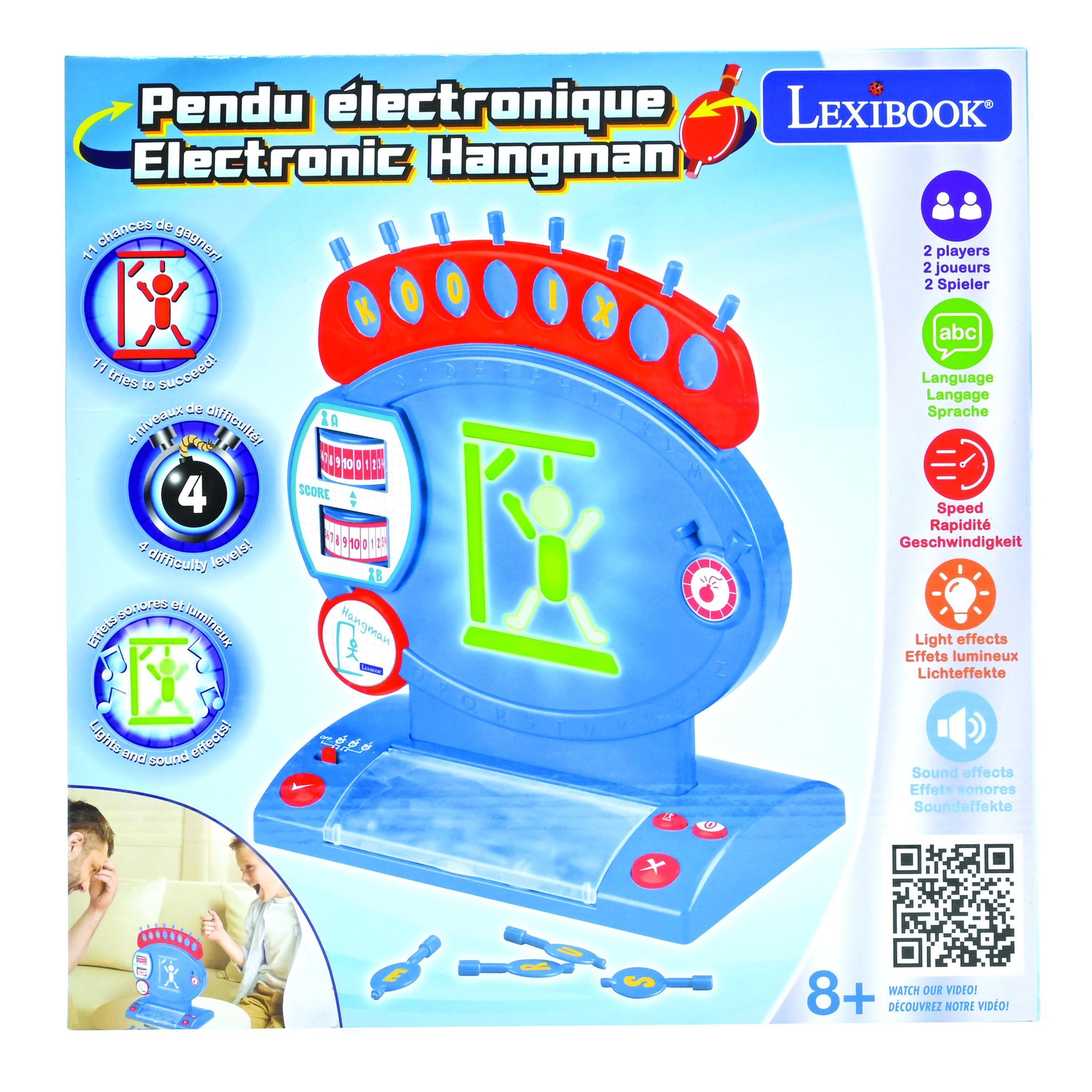 Voir la diapositive 6 : Lexibook Jeu du Pendu électronique