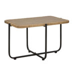 Paris Prix Table Basse en Rotin  Cebu  75cm Naturel & Noir