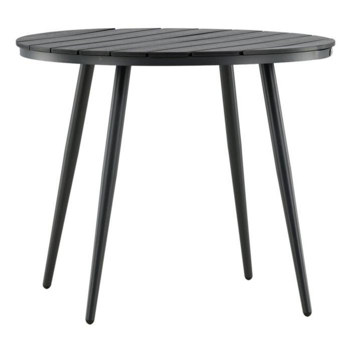 Paris Prix Table de Jardin Ronde  Break  90cm Noir