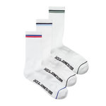 Jack & Jones Lot de 3 Paires de Chaussettes hes Homme Jack & Jones Jason. Coloris disponibles : Blanc