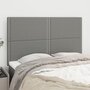 Voir la diapositive 1 : VIDAXL Tetes de lit 4 pcs Gris fonce 72x5x78/88 cm Tissu