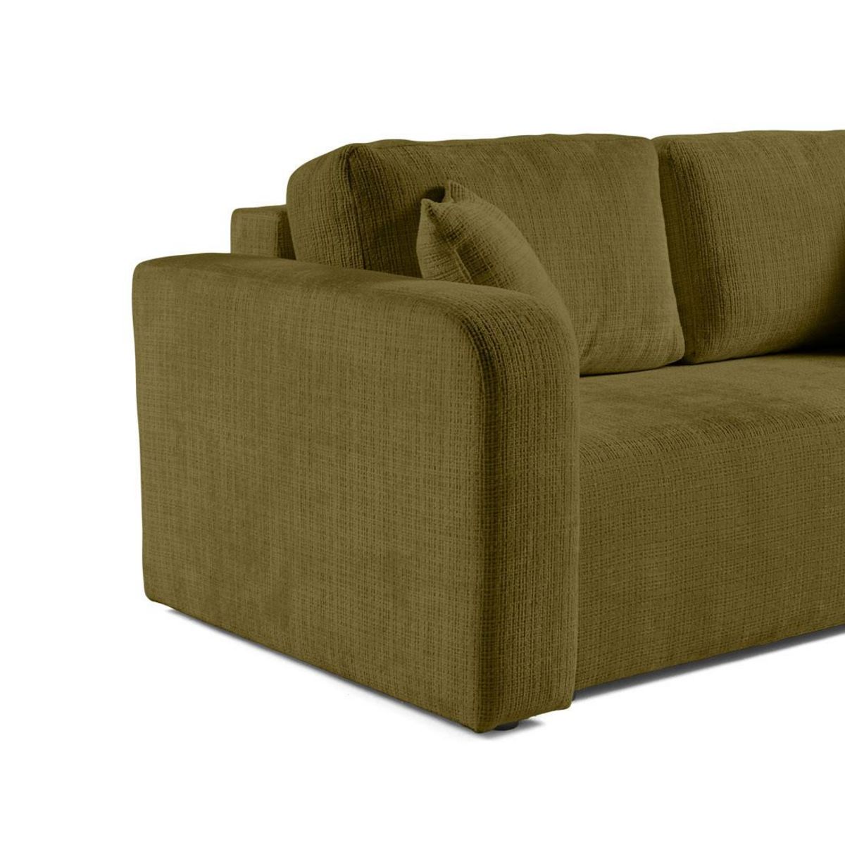 BEST MOBILIER Miro - canapé droit 2 places - en velours texturé