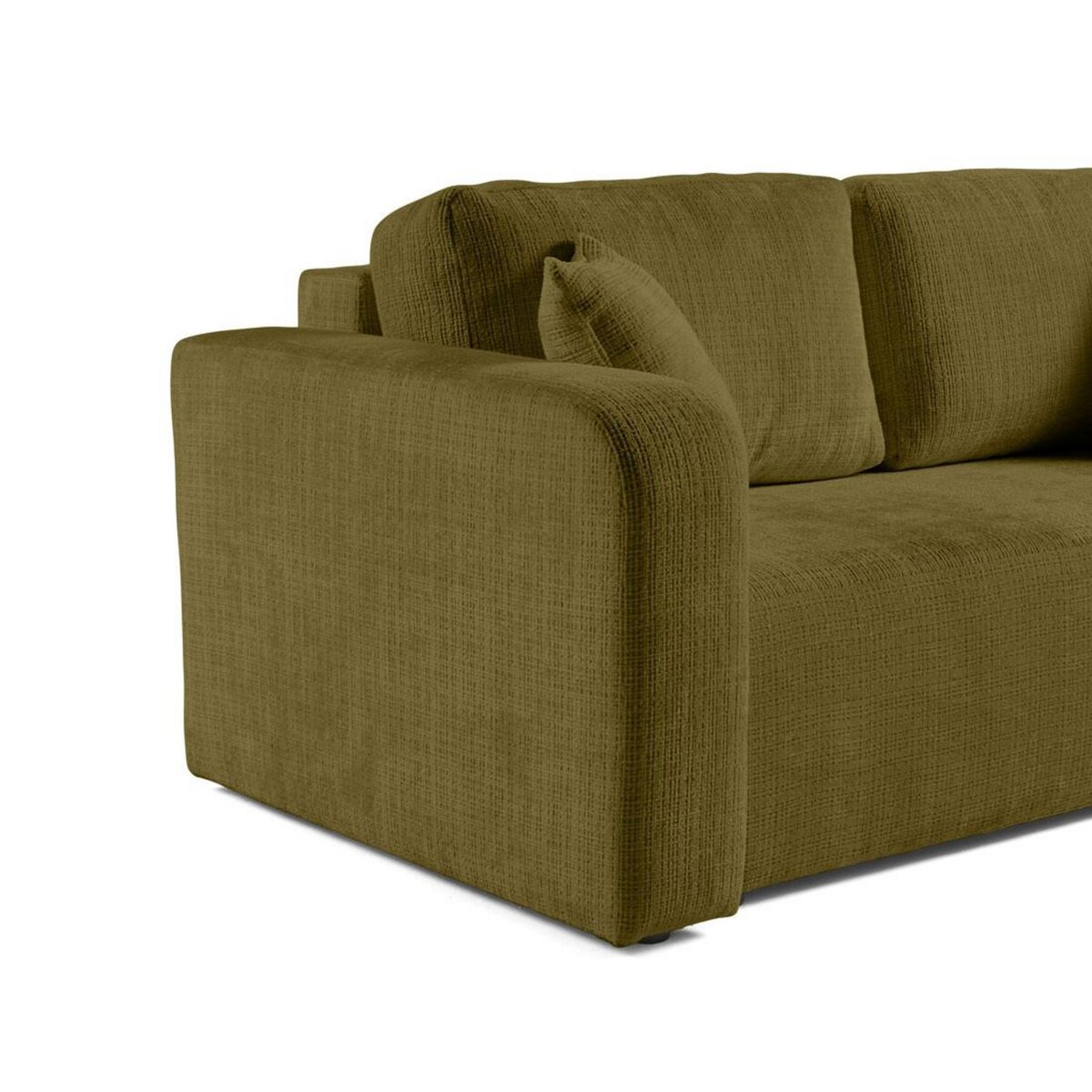 BEST MOBILIER Miro - canapé droit 2 places - en velours texturé