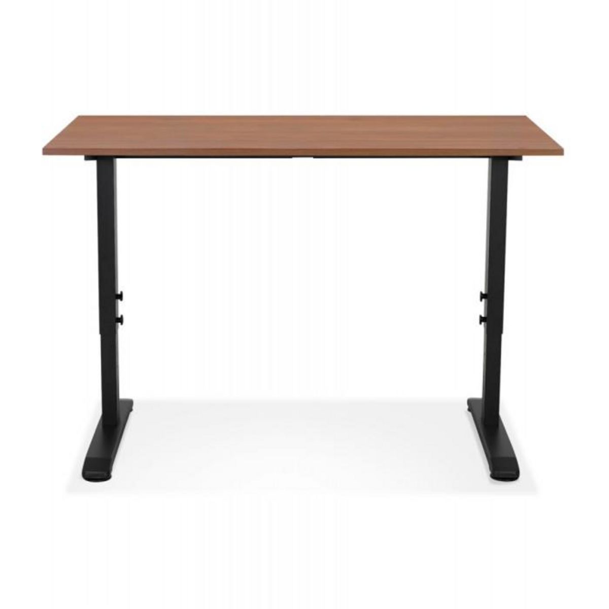 Paris Prix Bureau Hauteur Réglable  Mathew  140cm Noir & Noyer