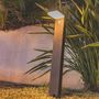 Voir la diapositive 5 : Lumisky Balise solaire avec détecteur CENOVA Noir Aluminium H50cm