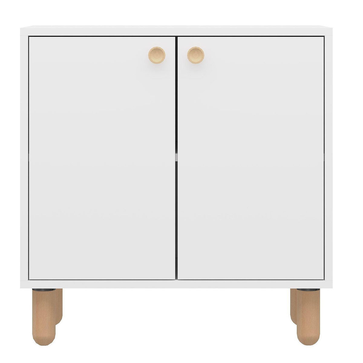 Habitat et Jardin Buffet en bois  Lina  - 72 x 36 x 73 cm - Blanc