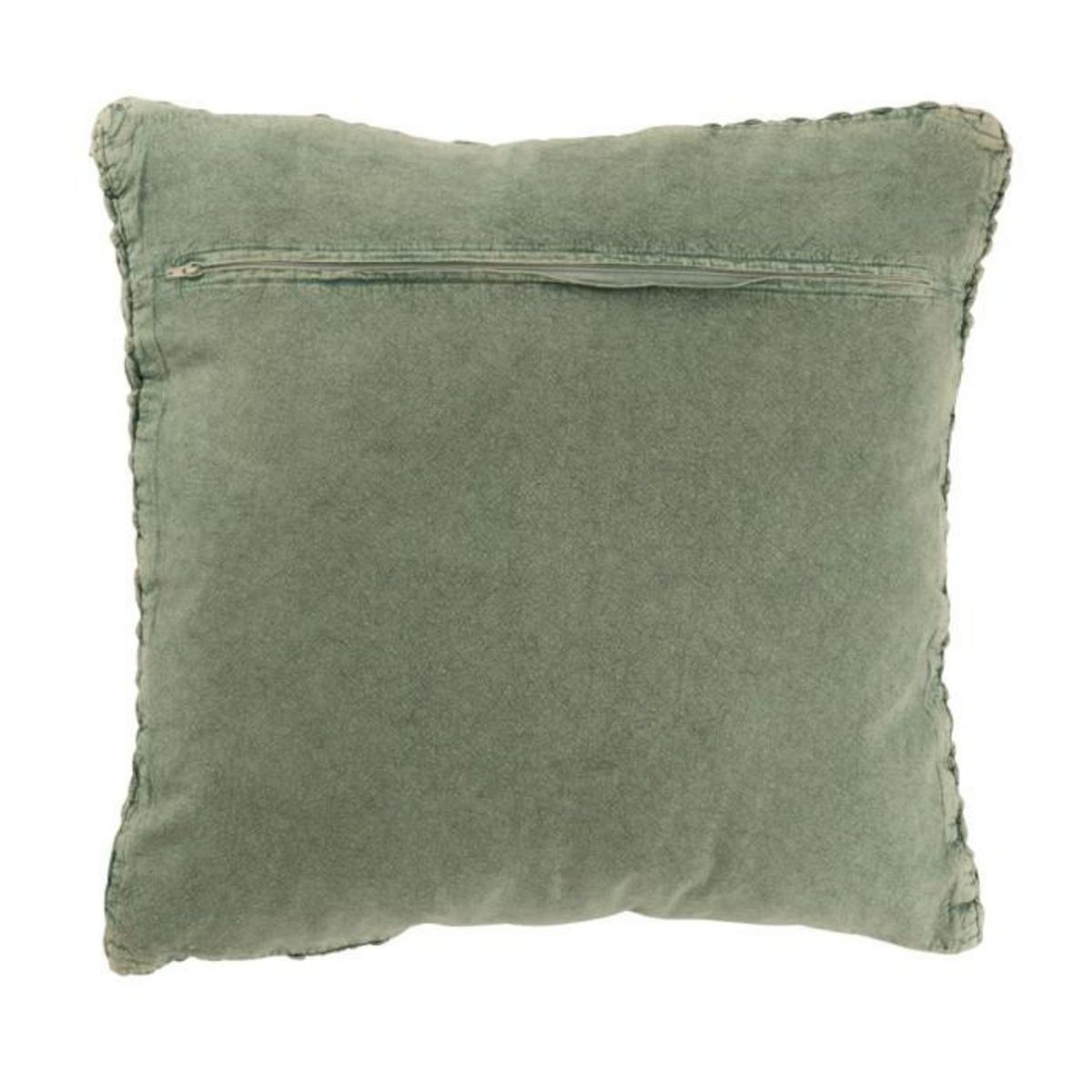 Paris Prix Coussin en Tricot Tressé  Helena  50x50cm Vert