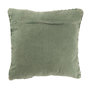 Voir la diapositive 2 : Paris Prix Coussin en Tricot Tressé  Helena  50x50cm Vert