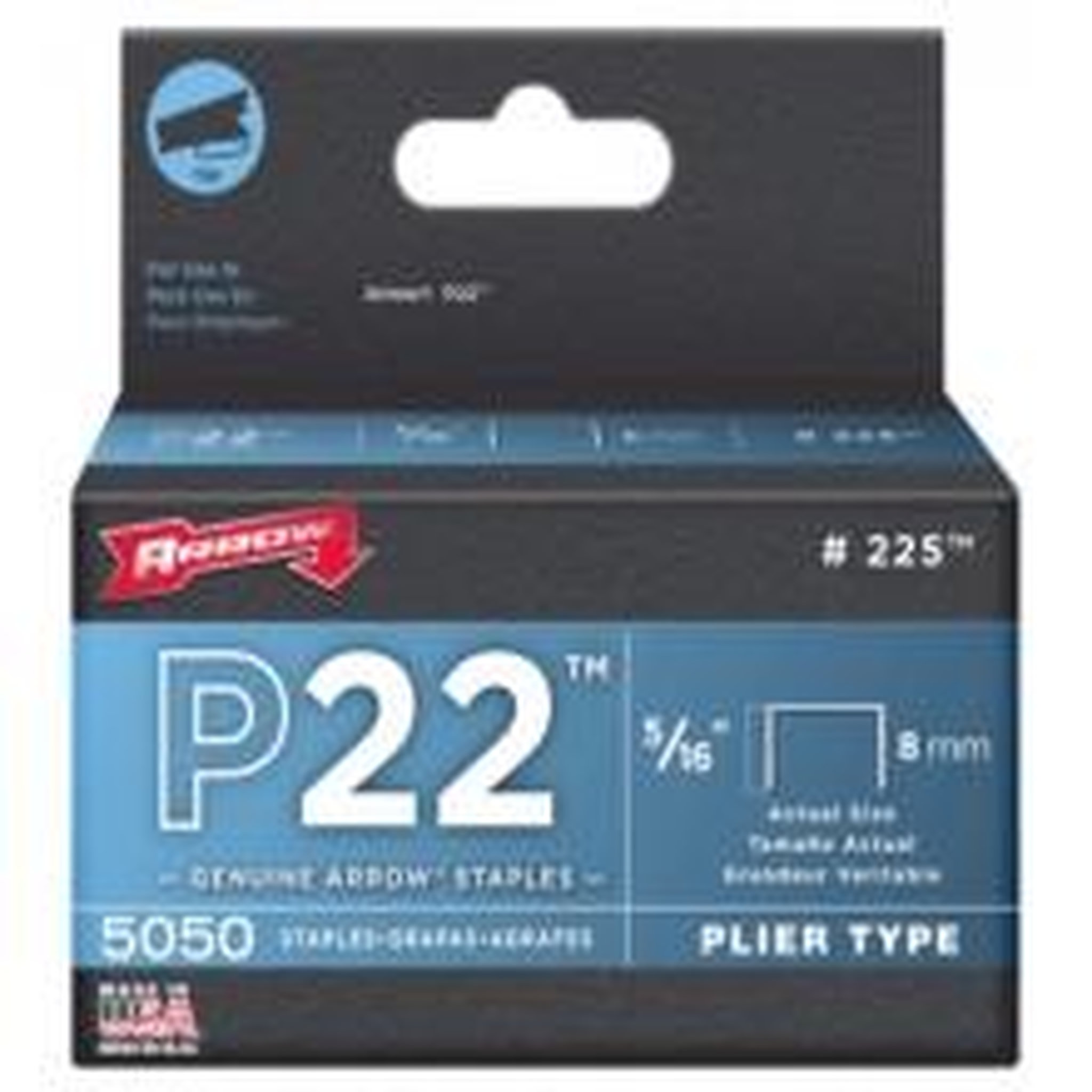 Arrow Agrafes P22 - 8 mm
