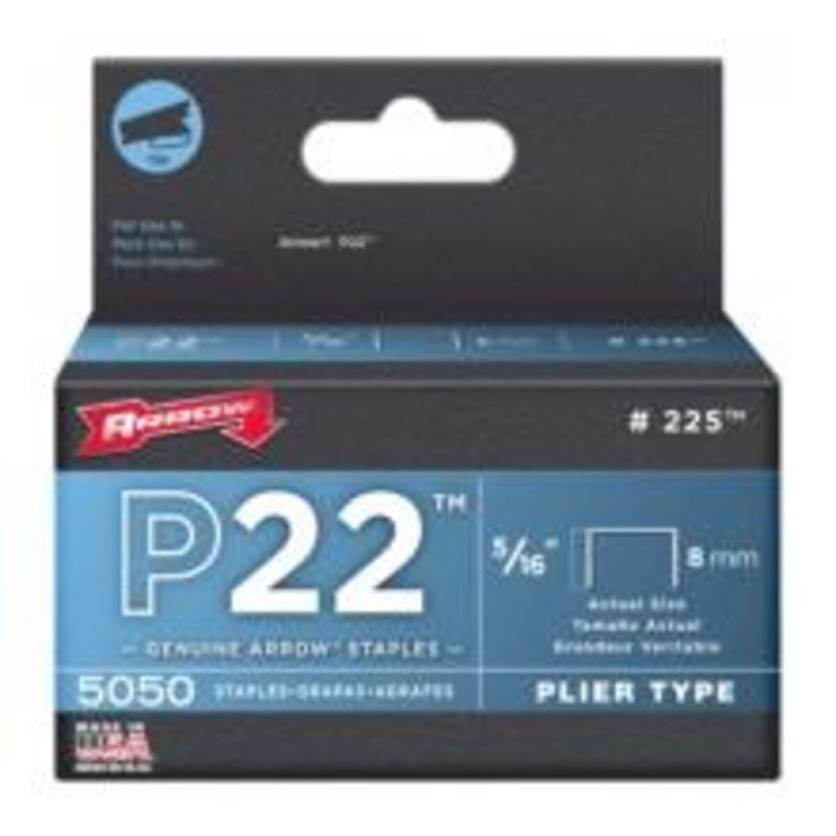 Arrow Agrafes P22 - 8 mm